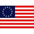 Ss Collectibles 4 ft. X 6 ft. Cotton Bunting Betsy Ross with Embroidered Stars SS2753401